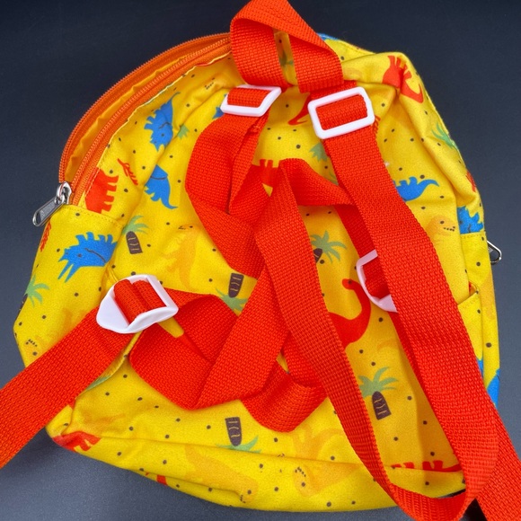 Mini Toddler Dinosaur yellow & orange backpack - Picture 9 of 9